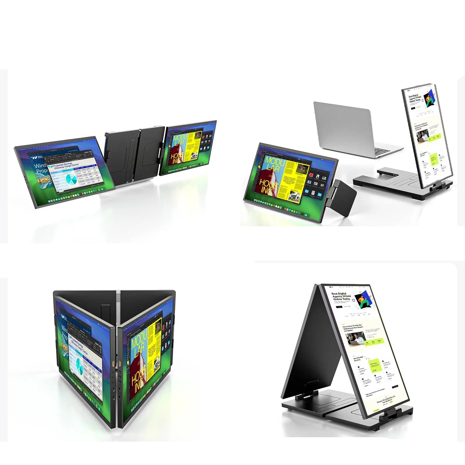 Triple Laptop Screen Extender