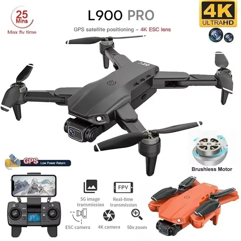 4K GPS Foldable Drone